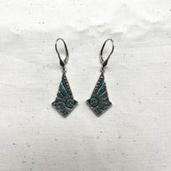 ENAMEL DECO EARRINGS
