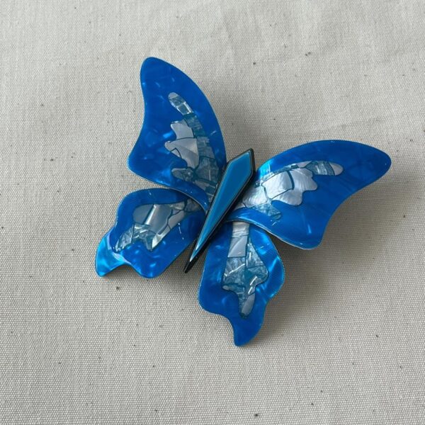 PAPILLON ELFE AZUL Y PLATA