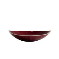 RED AND GREY CERAMIC CENTREPIECE