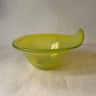 PAIR OF GLASS GOBLETS