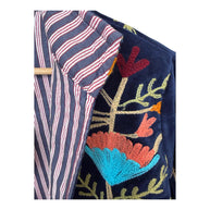 CHAQUETA REVERSIBLE TERCIOPELO AZUL MARINO