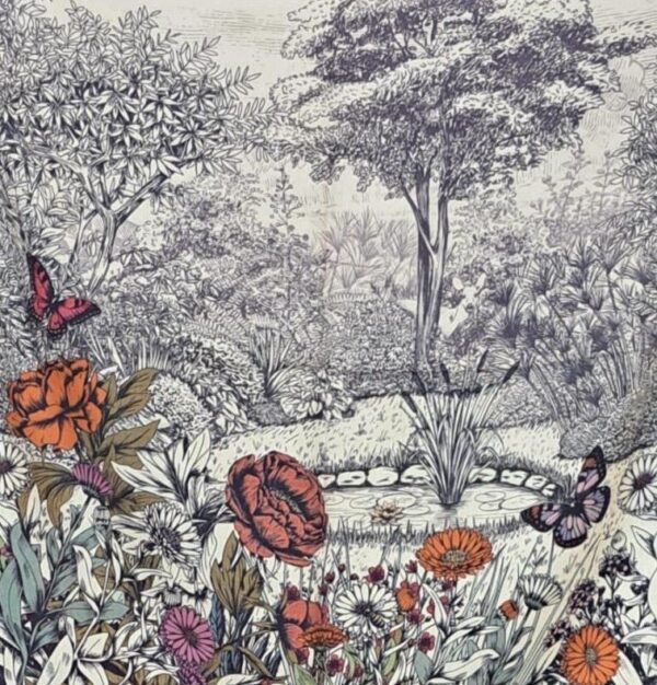 PAÑUELO CUADRADO 70x70 FLOWERS