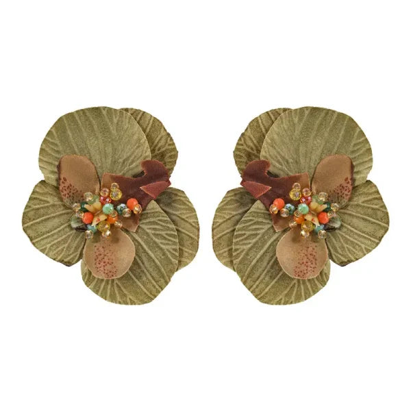PENDIENTES ORQUIDEA NATURA