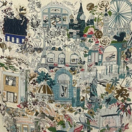 PAÑUELO CUADRADO 140x140 MONDE BLEU