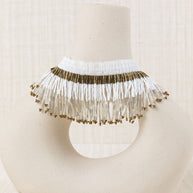 JAPANESE RESIN CHOKER WHITE