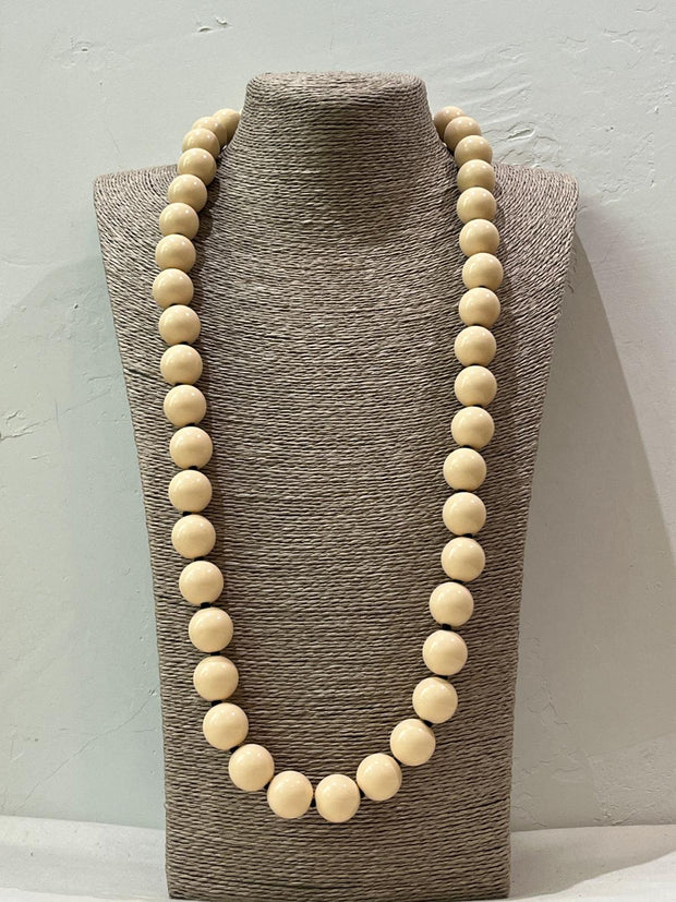 COLLAR LARGO BIGLIA MARFIL