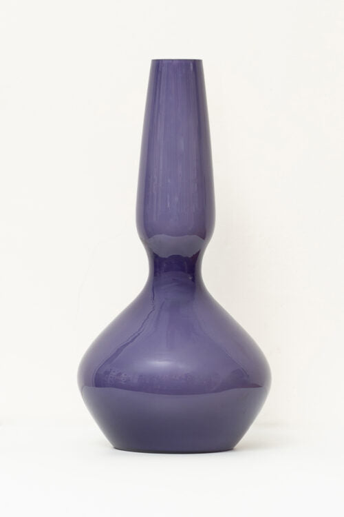 JARRÓN CRISTAL MALVA