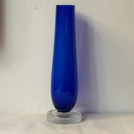 PAIR OF GLASS GOBLETS