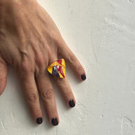 ANILLO TRIÁNGULO PAPEL