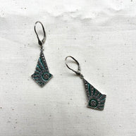 ENAMEL DECO EARRINGS