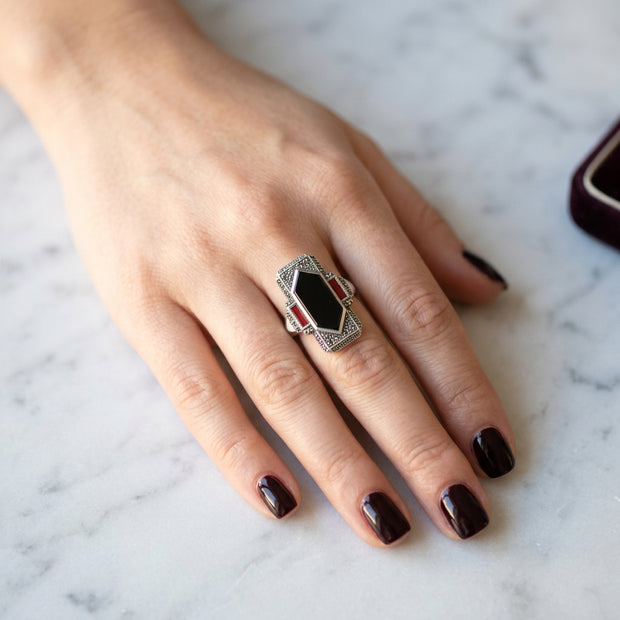 ANILLO RECTANGLE DECO