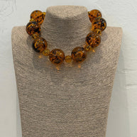 COLLAR ALTERNATA CARAMELO