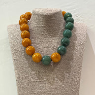 COLLAR CORTO DUO VERDE