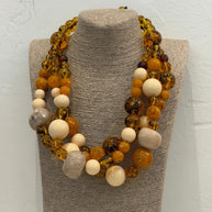 LONG TURQUOISE BEAD NECKLACE