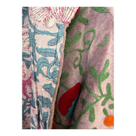 CHAQUETA REVERSIBLE TERCIOPELO MALVA
