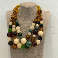 COLLAR BACCO VERDE Y MARFIL