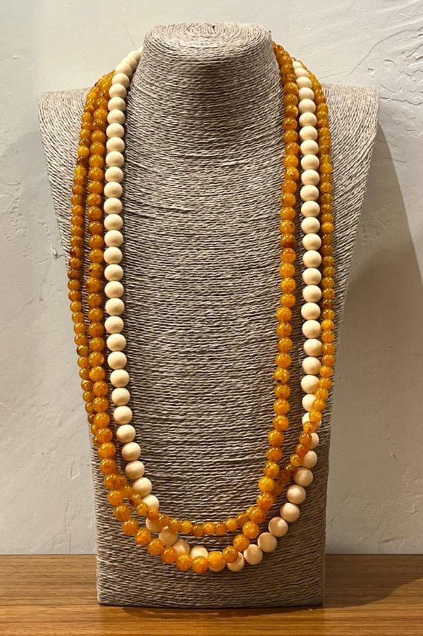REGINA LONG IVORY NECKLACE