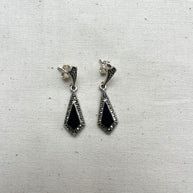 PENDIENTES TRIANGLE ONIX