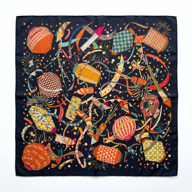 SQUARE SCARF 70x70 FLOWERS