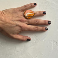 PAPER LEAF RING