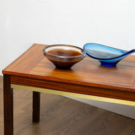 PAIR OF ROSEWOOD SIDE TABLES
