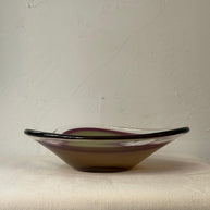 PAIR OF GLASS GOBLETS