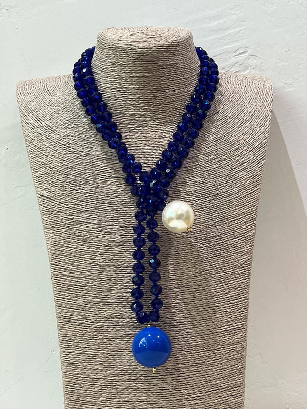 COLLAR SPHERA AZUL
