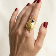 MOTHER-OF-PEARL STAIRCASE RING