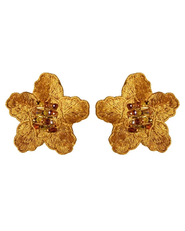 PENDIENTES JARDIN MINI MOSTAZA