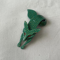 FOX VERDE CON GEOMETRÍA DORADA