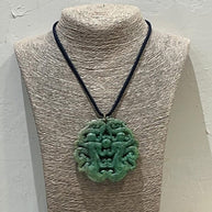 MANDALA GREEN STONES NECKLACE