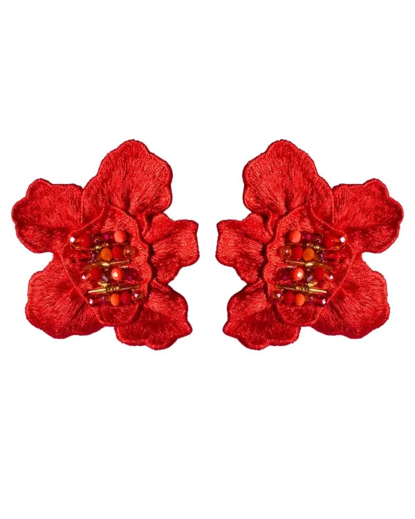 PENDIENTES JARDIN MINI NARANJA