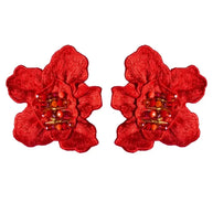 PENDIENTES JARDIN MINI NARANJA