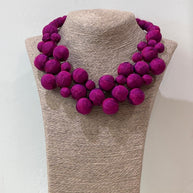 COLLAR SEDA CHEFREN FUCSIA