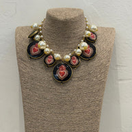 COLLAR MEDALLONES CUORI