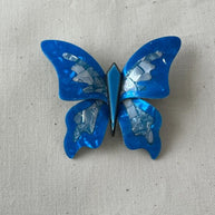 PAPILLON ELFE AZUL Y PLATA