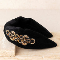 DIADEMA TERCIOPELO NEGRO