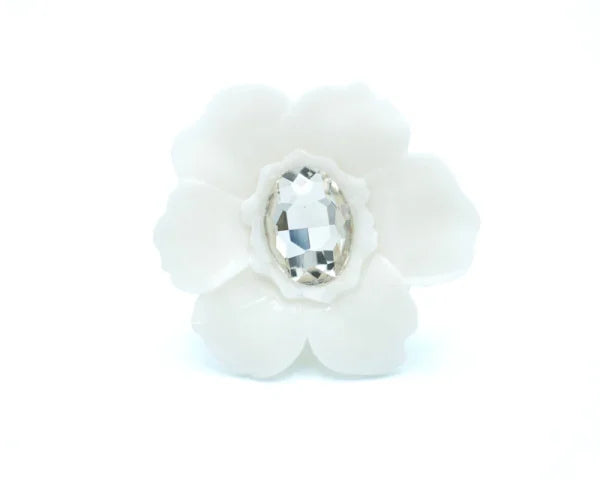 ANILLO PETUNIA BLANCA