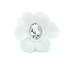 ANILLO PETUNIA BLANCA