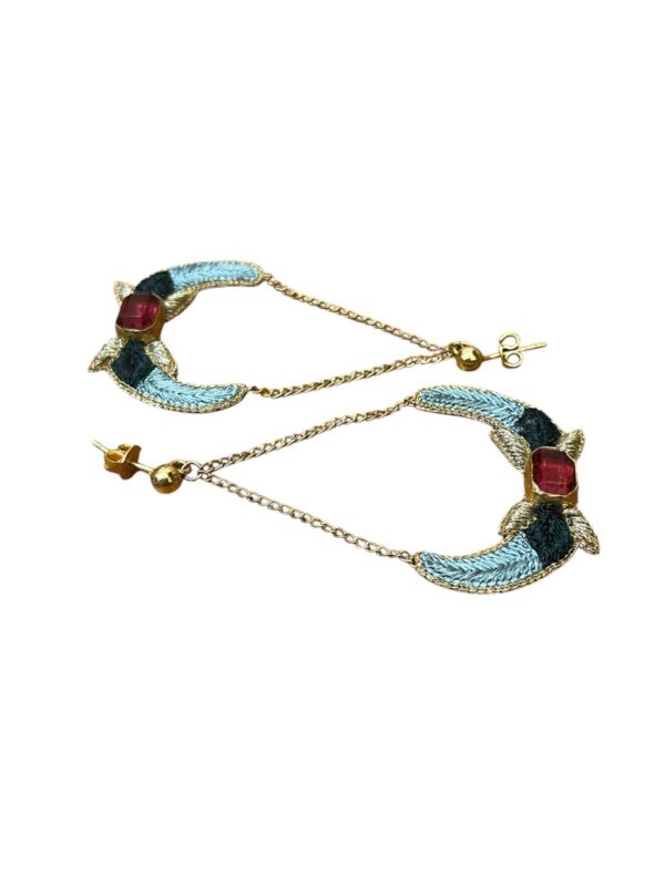 PENDIENTES BORDADOS BALANDRO