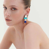BAUHAUS RAINBOW EARRINGS