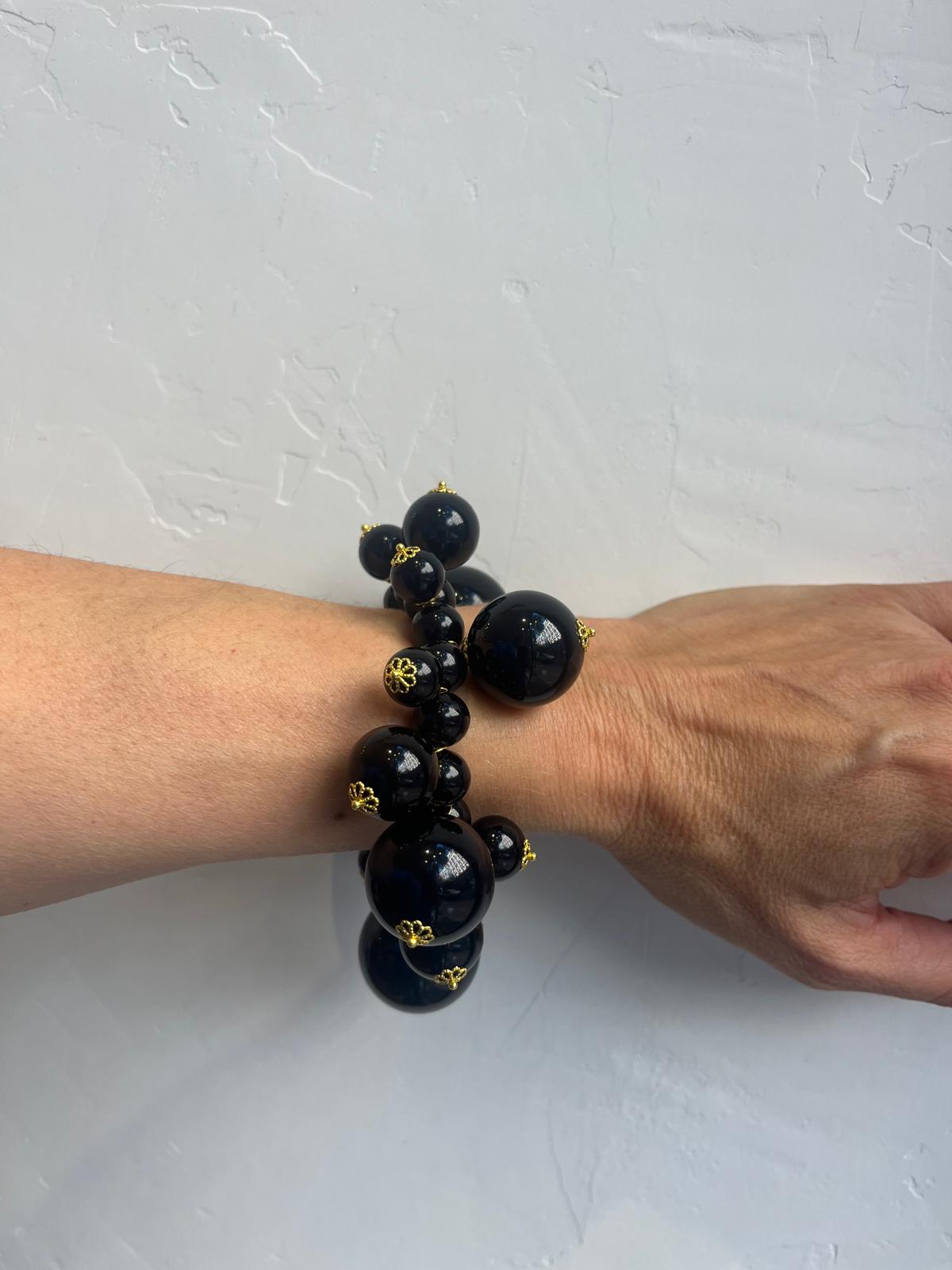 PULSERA SPHERA NERO