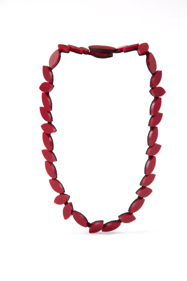 COLLAR KATE LEAVES RED
