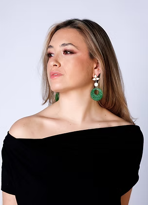 CRISTINA T AGATE EARRINGS II