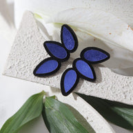 RAINDROP EARRINGS BLUE