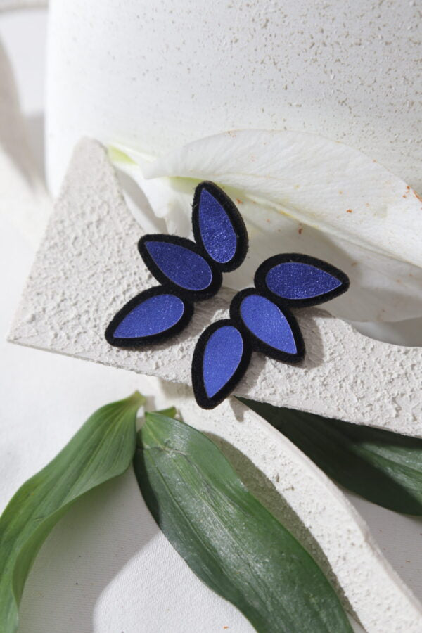 PENDIENTES RAINDROP AZUL