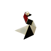 BROOCH PIN SWAN