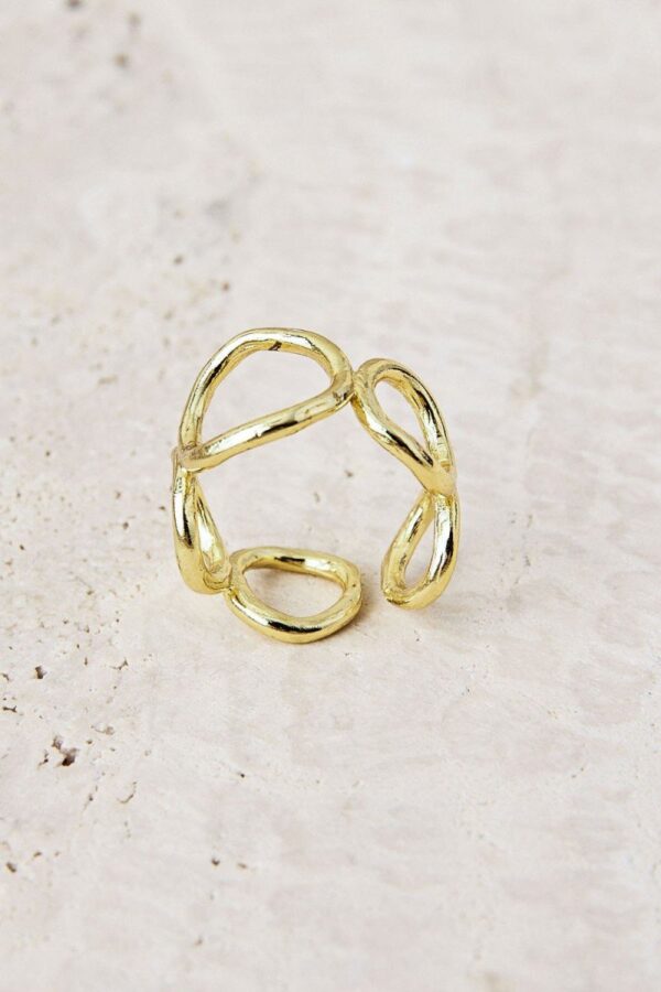 ANILLO CIRCULOS ENTRELAZADO