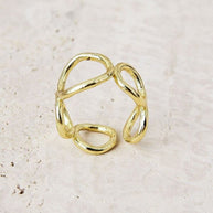 ANILLO CIRCULOS ENTRELAZADO