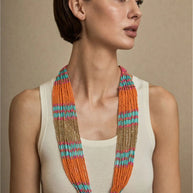 GREEN MULTI-STRAND NECKLACE